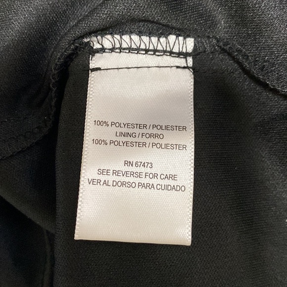 Gabby Skye Belted V-Back Ruffle Dress - Black - Picture 11 of 12